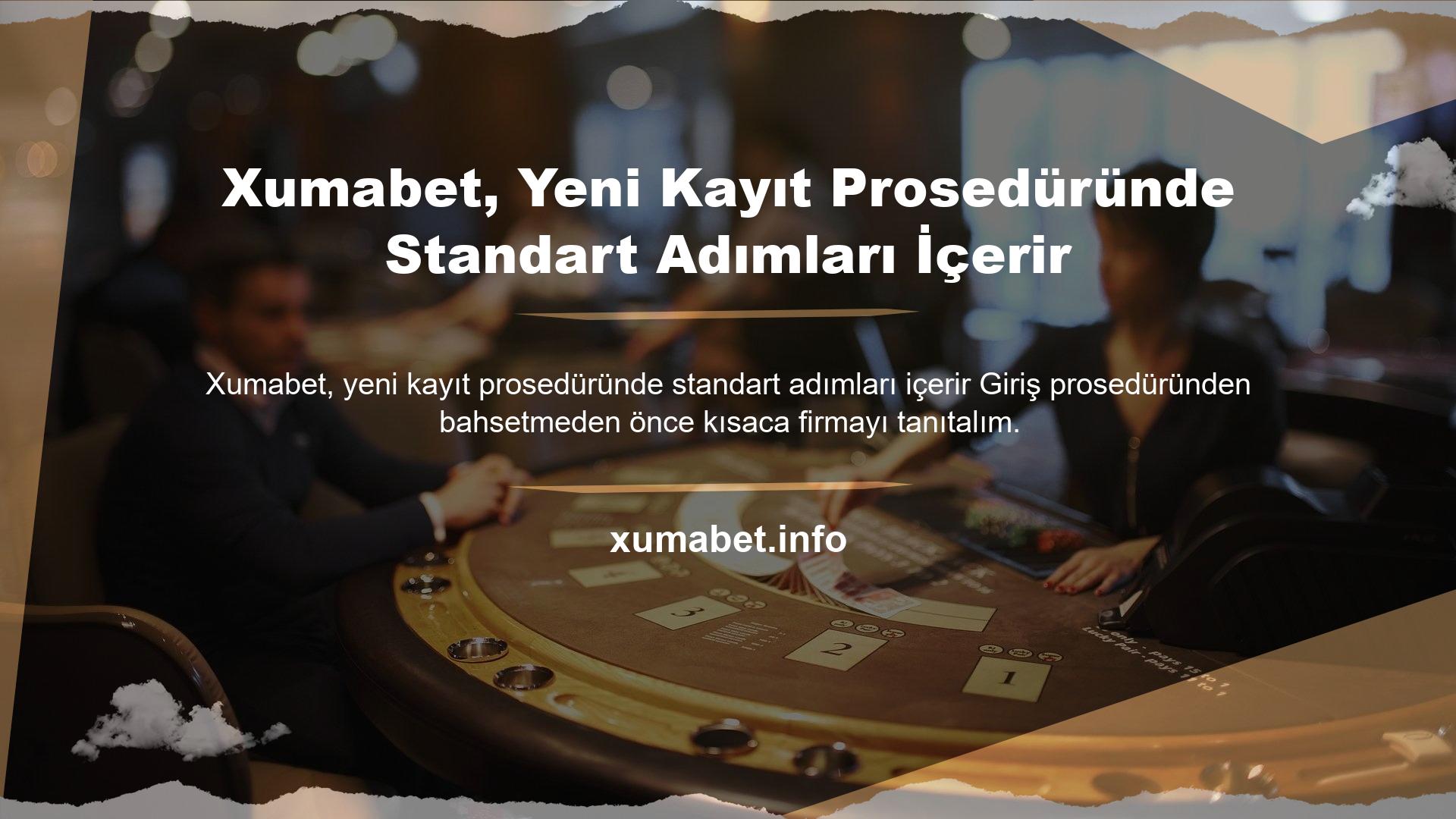 Xumabet canlı bahis sitesi, bahis ve casino alanında her oyunda ortalamanın üzerinde oranlar ve çok çeşitli bahisler kazanmanıza olanak tanıyan bir platform olarak başlar